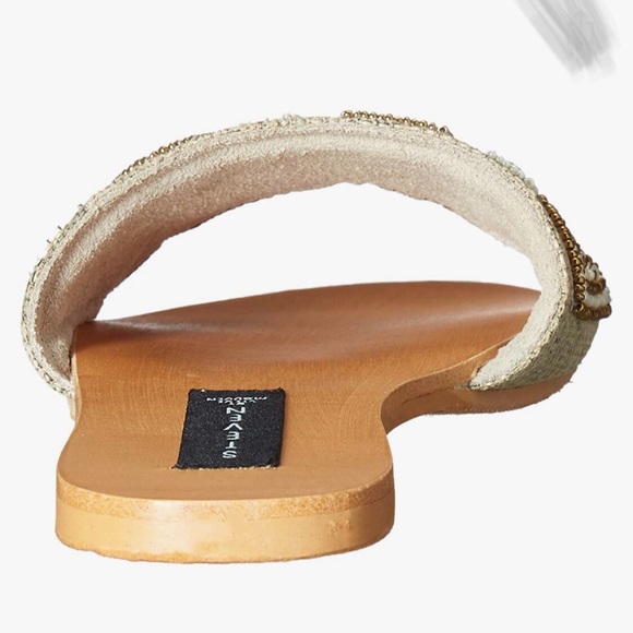 Steve Madden ‘Yes Please’ fabric and pearl slides. Size 8. NWT - Picture 9 of 15